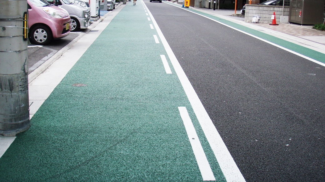 車道｜製品情報｜美州興産株式会社｜建築塗床材・特殊舗装材